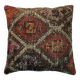 VINTAGE TURKISH KILIM CUSHION COVER , 45 X 45 CM