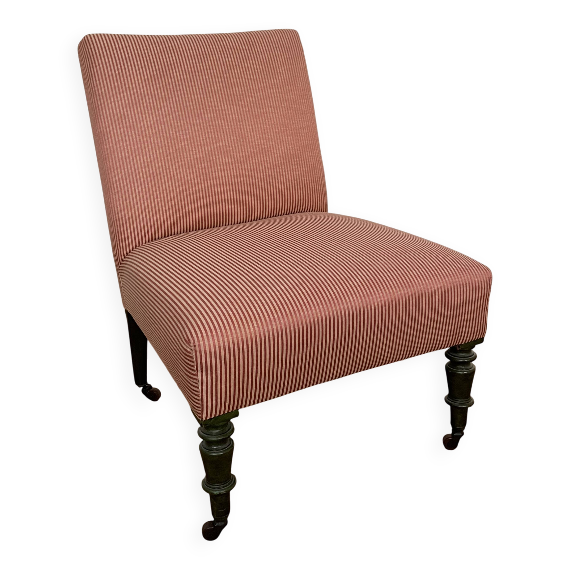 Antique Salon Armchair - Napoleon III Chaise Longue