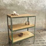 Industrial shelving unit coffeemachine table