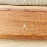 Arne Vodder Lounge Chair & Ottomane FD 164 for France & Søn