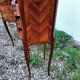 Pair of bedside tables in old Louis XV style marquetry