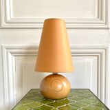 Wooden ball lamp
