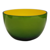 Two-layer glass bowl from the 1960s.
