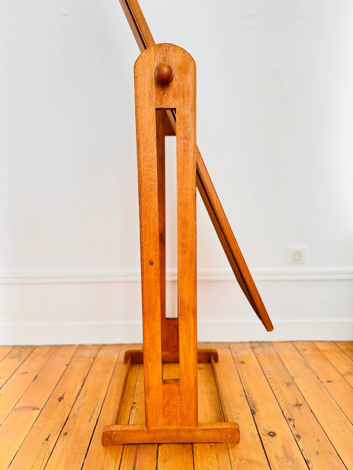 Large tilting floor mirror, circa 1960