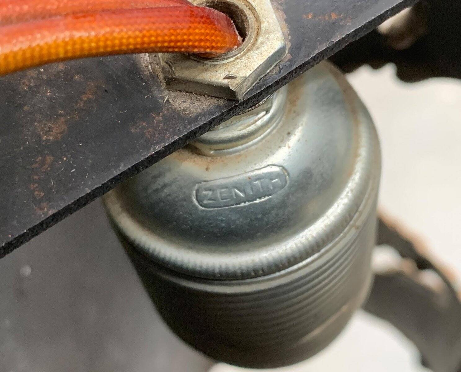 Brutalist Mid-Century Metal Pendant