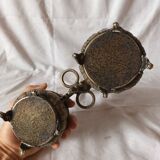 Ancien saleron en métal argenté