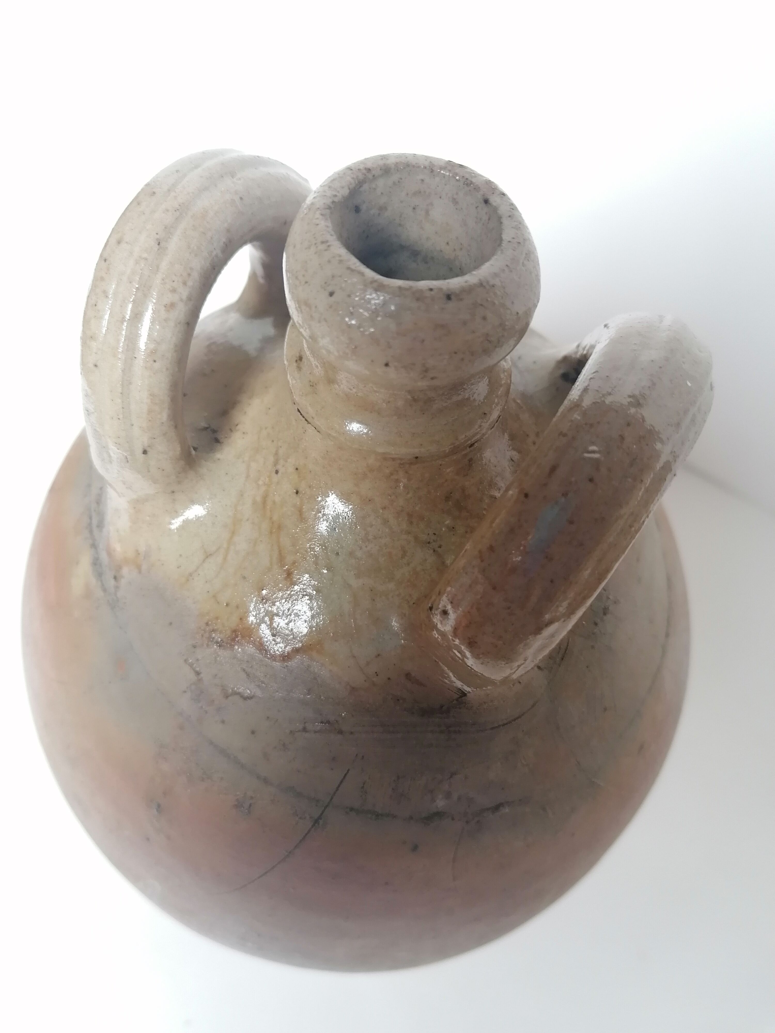 Two-handled sandstone jar