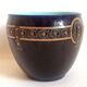 Cache-pot Sarreguemines Late 19th century Width 24.5 cm