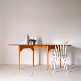 Vintage dining table with wings