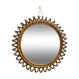 Rattan mirror 40cm
