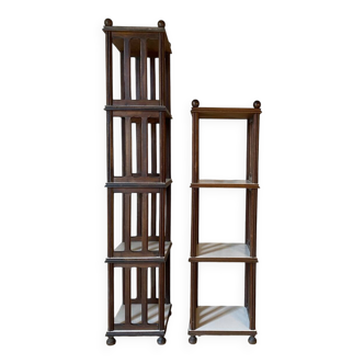 Solid wood bookcase / shelves