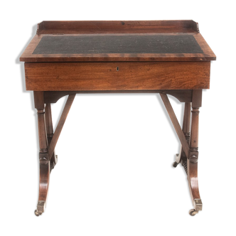 Antique 19th Century Irish Writing Clerks Desk