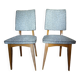 Paire de chaises années 50