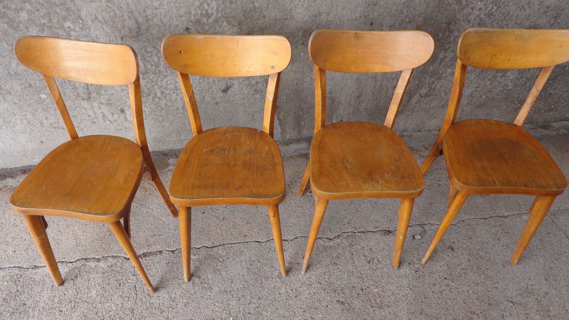 4 Baumann bistro chairs