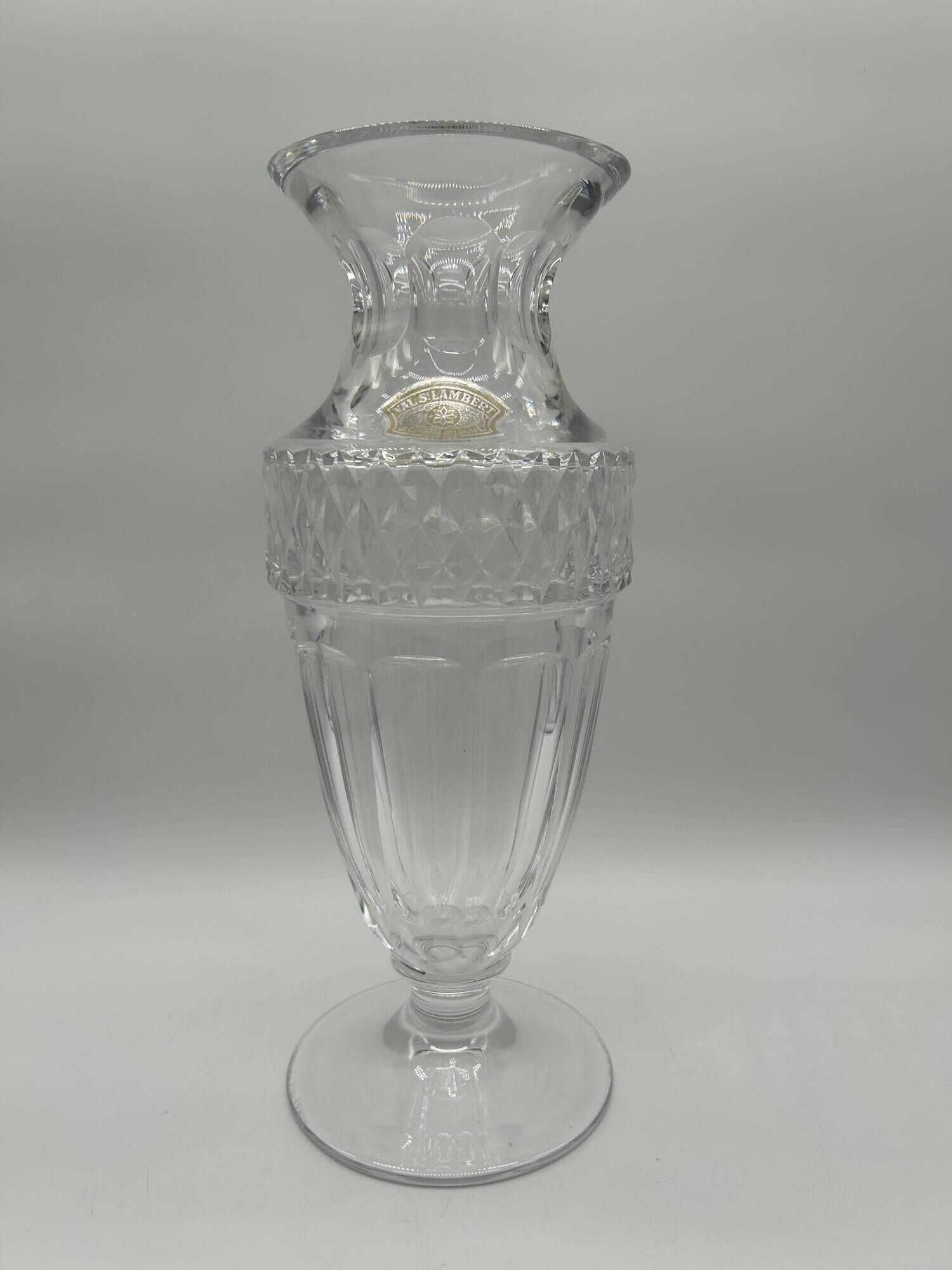 Crystal vase from Val Saint-Lambert - Gary model