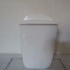 Art deco white ceramic pot