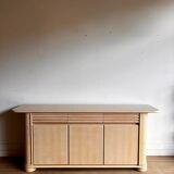 Post Modern design  sideboard credenza by Roberti Rattan