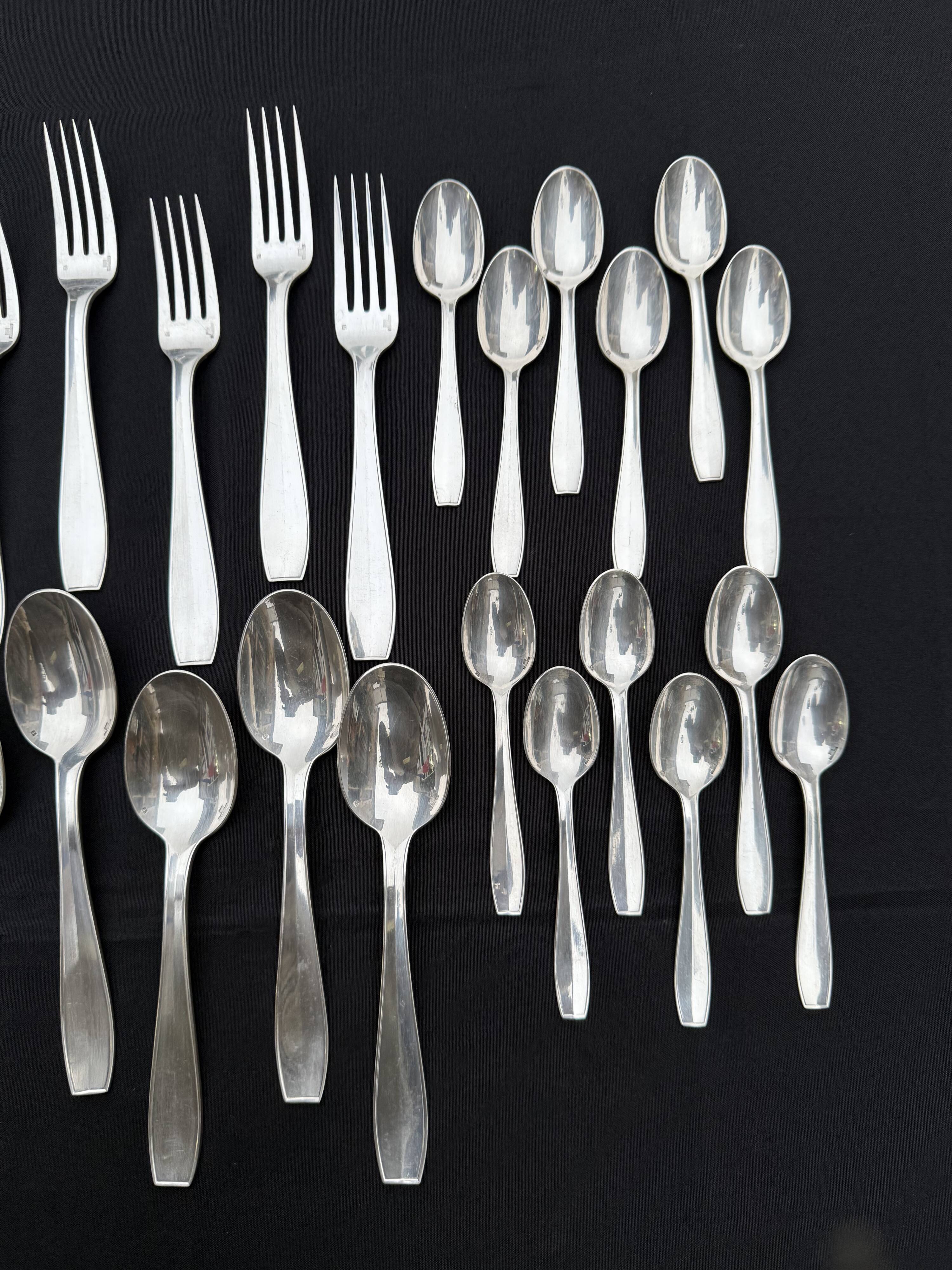 Christofle 37-piece cutlery set, Atlas model
