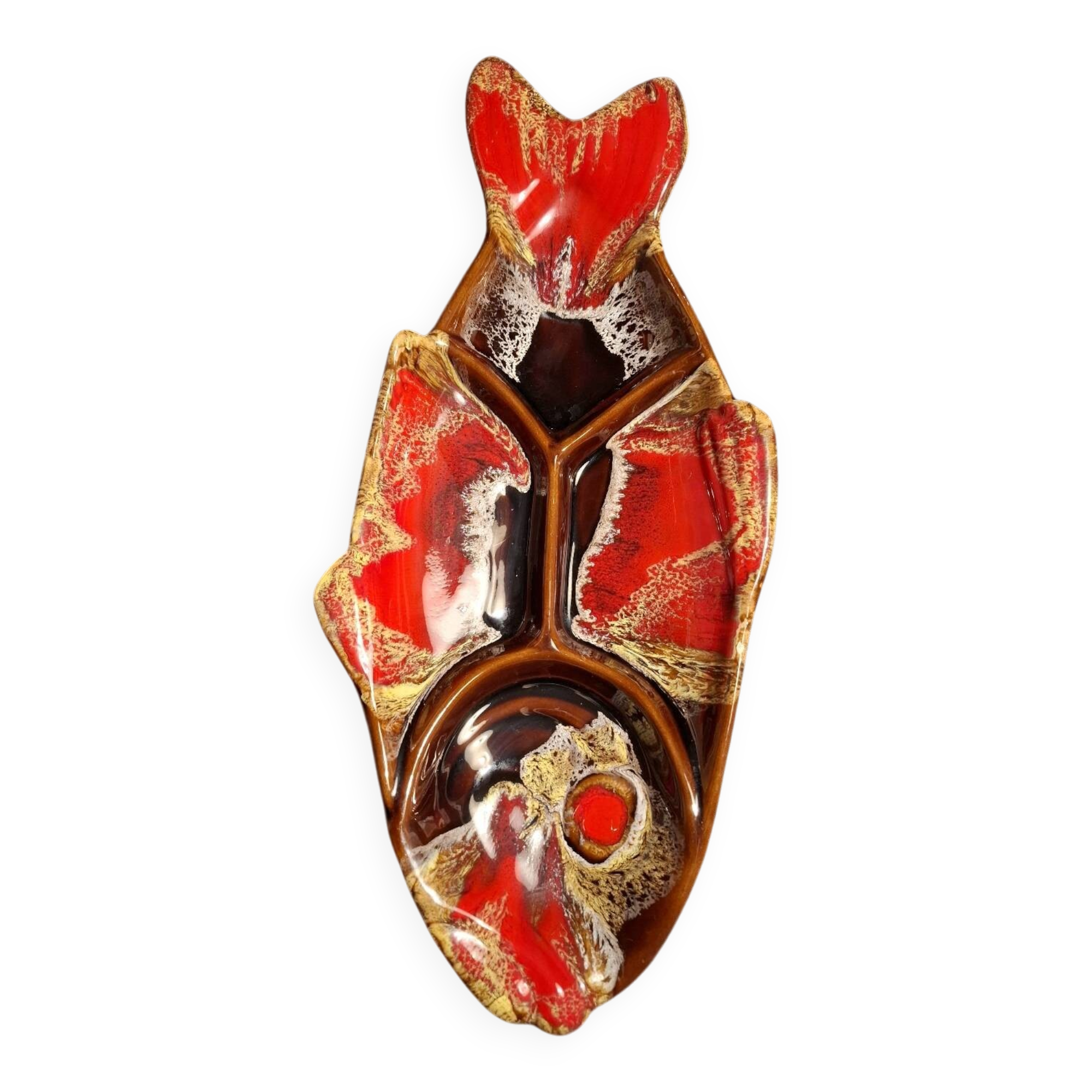 Vintage compartment plate Vallauris