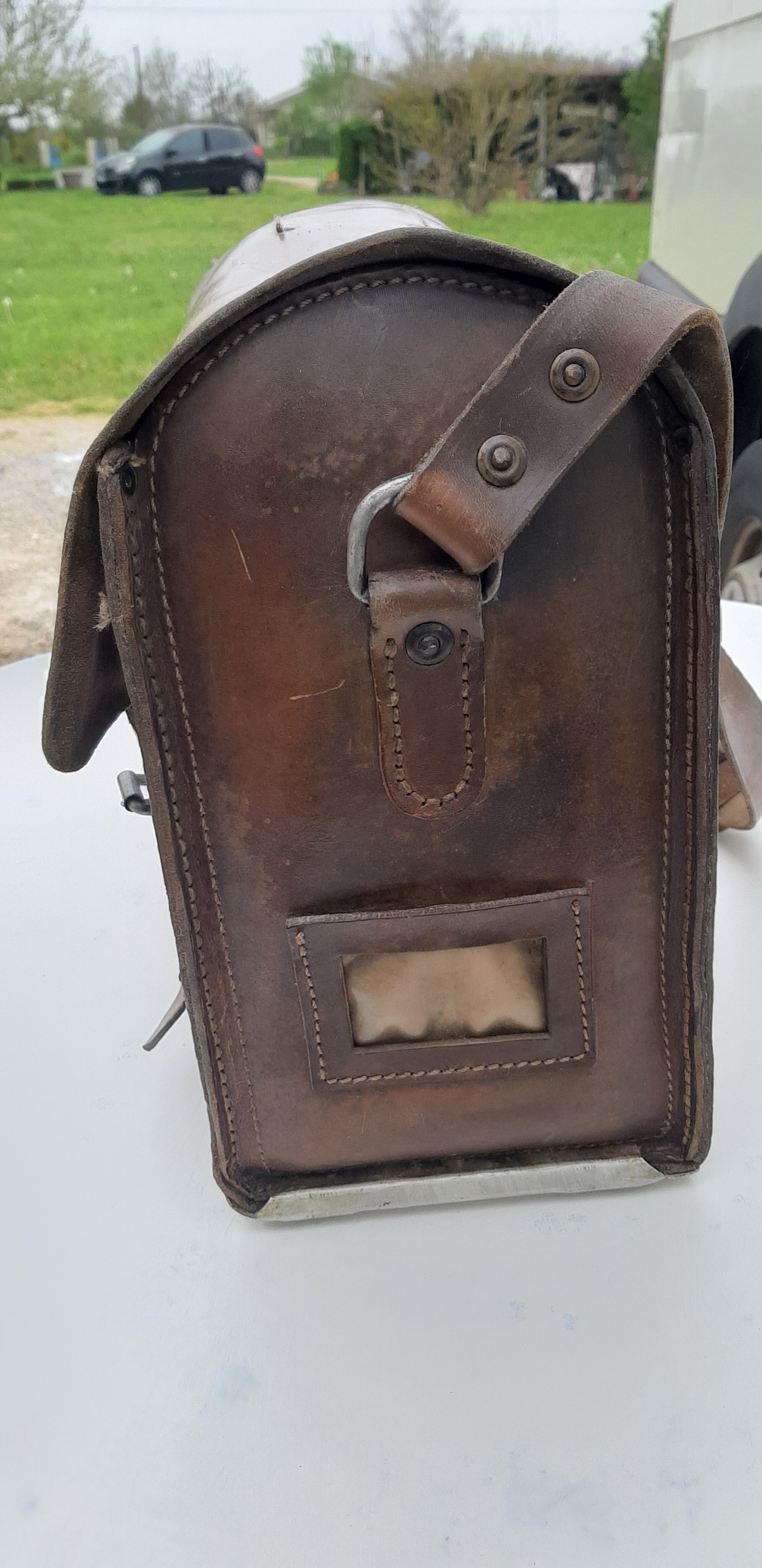 Edf leather work bag