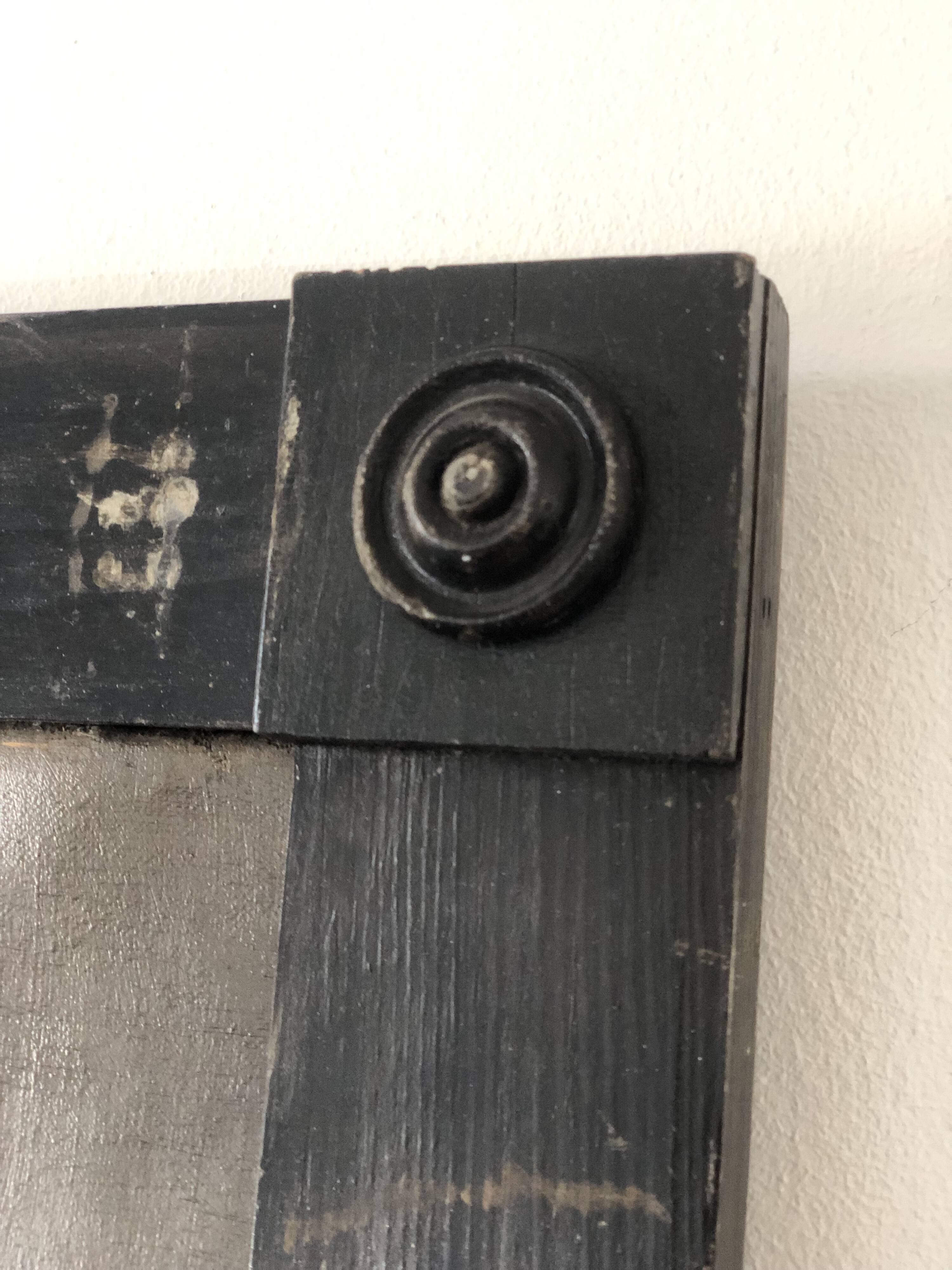 19th Century  Antique Vintage Large Original Portrait Painting of a German