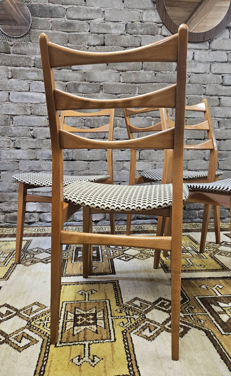 Set de 4 chaises scandinaves par Bähre Mignon Möbel 1960