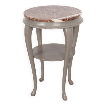 Round mahogany coffee table, Danish design, 1960s, production: Denmark