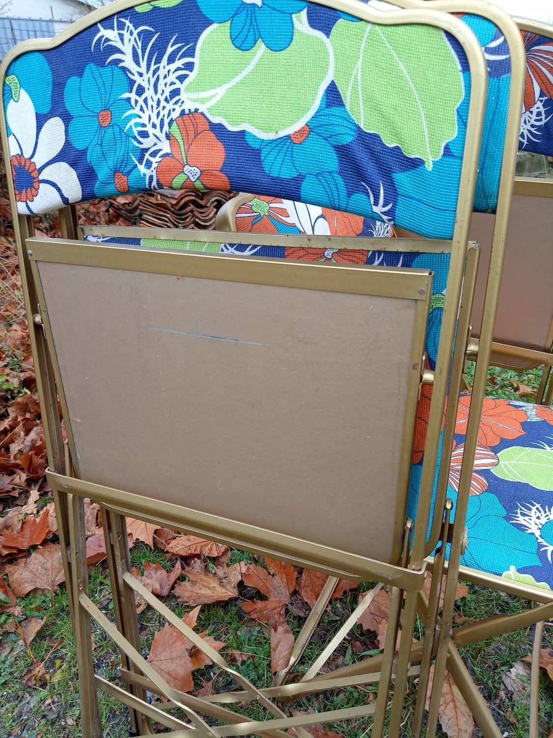 Vintage folding chairs