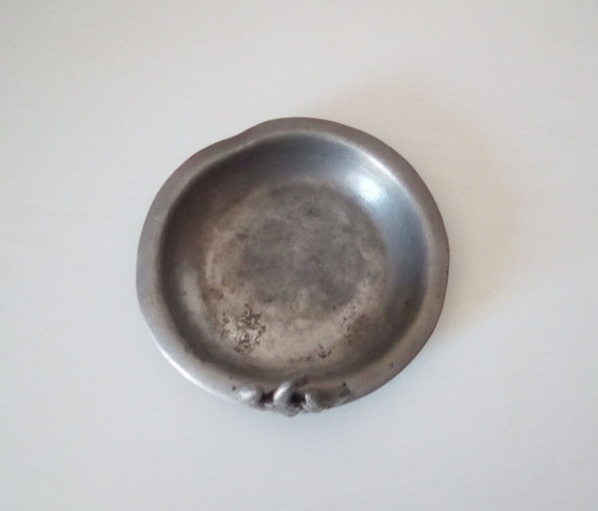 Antique pewter cup