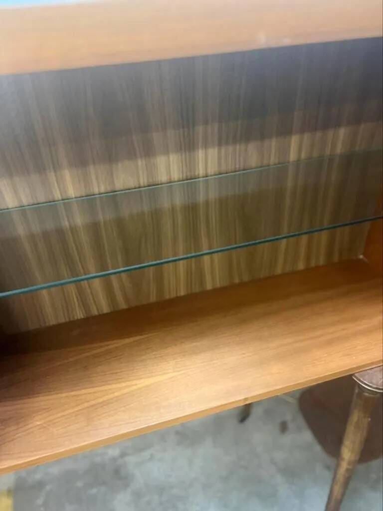 Canapé / canapé vintage en cuir noir martin stoll