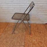Set of 4 Plia chairs, Foldable chairs by Piretti