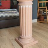 Pink plaster column