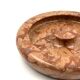 Angelo Mangiarotti style red marble centerpiece / bowl, Knoll Int. Italy 1970s