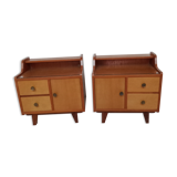Paire de chevets vintage