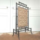 Paravent cheminée Napoléon III en bois façon bambou