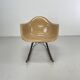 Eames Herman Miller 1950s RAR rocking chair in light tan