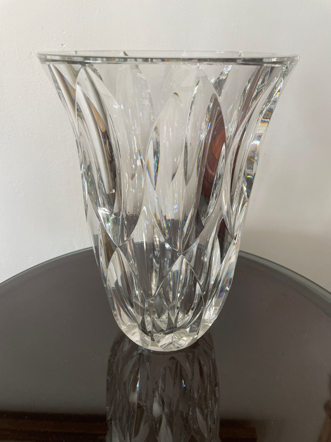 Saint Louis Art Deco "d'Artagnan" crystal vase