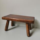 Vintage rustic wooden stool