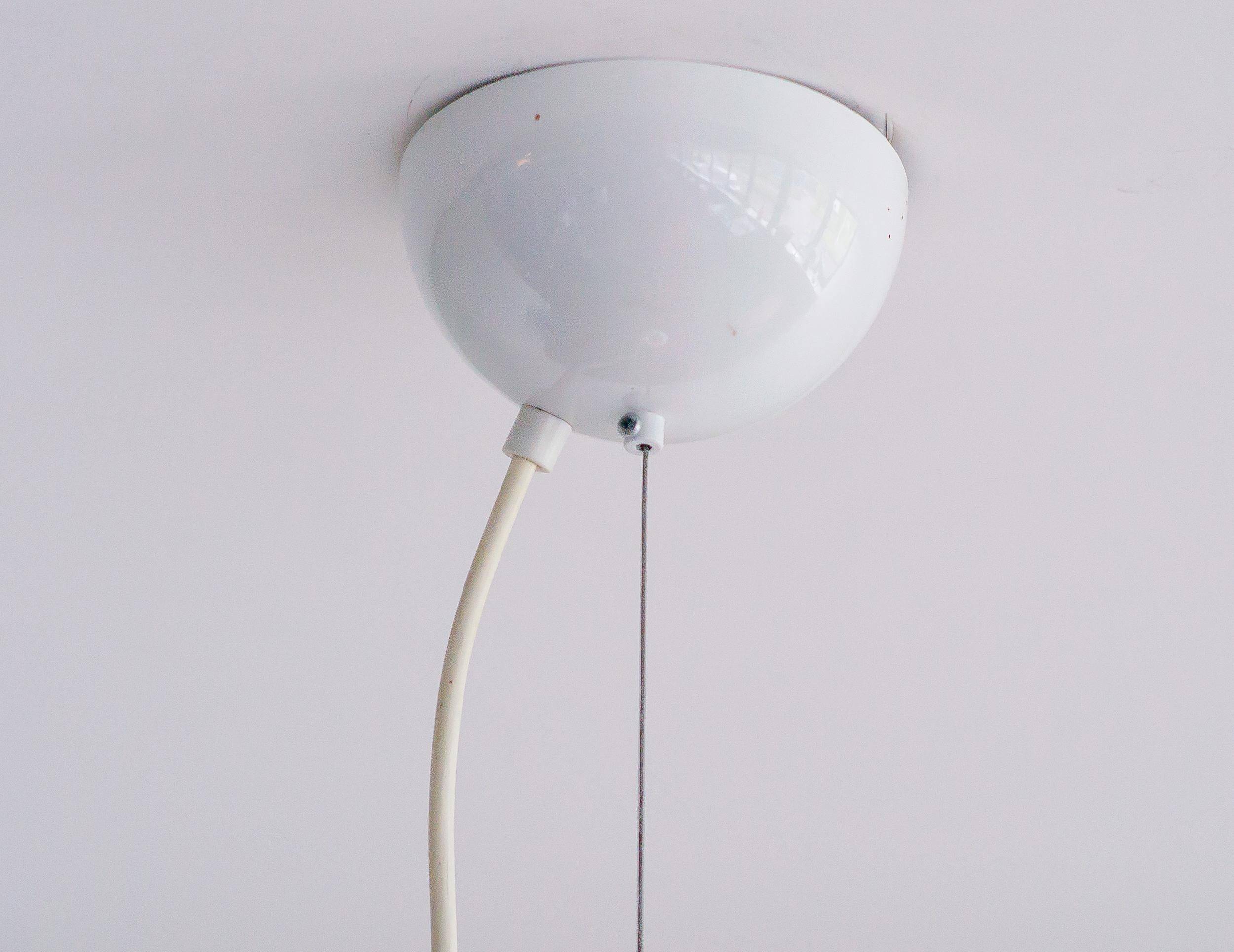 Glass pendant by Ettore Sottsass for Vistosi, Italy, 1970s