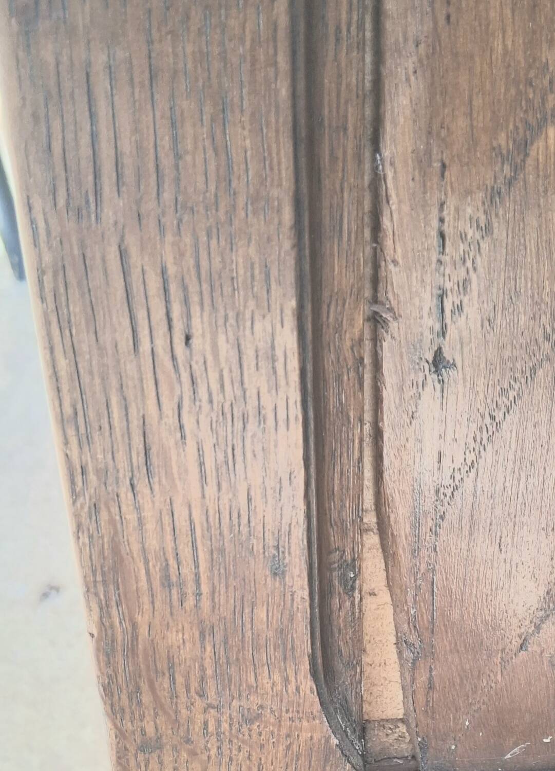 Glass-fronted hosiery cabinet