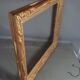Old frame louis XV style gilded stucco wood 62.5x55 foliage 50.9x43.5 cm SB