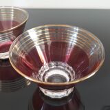 Vintage cups for dessert from the 50s