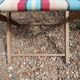 3 antique folding garden armchairs