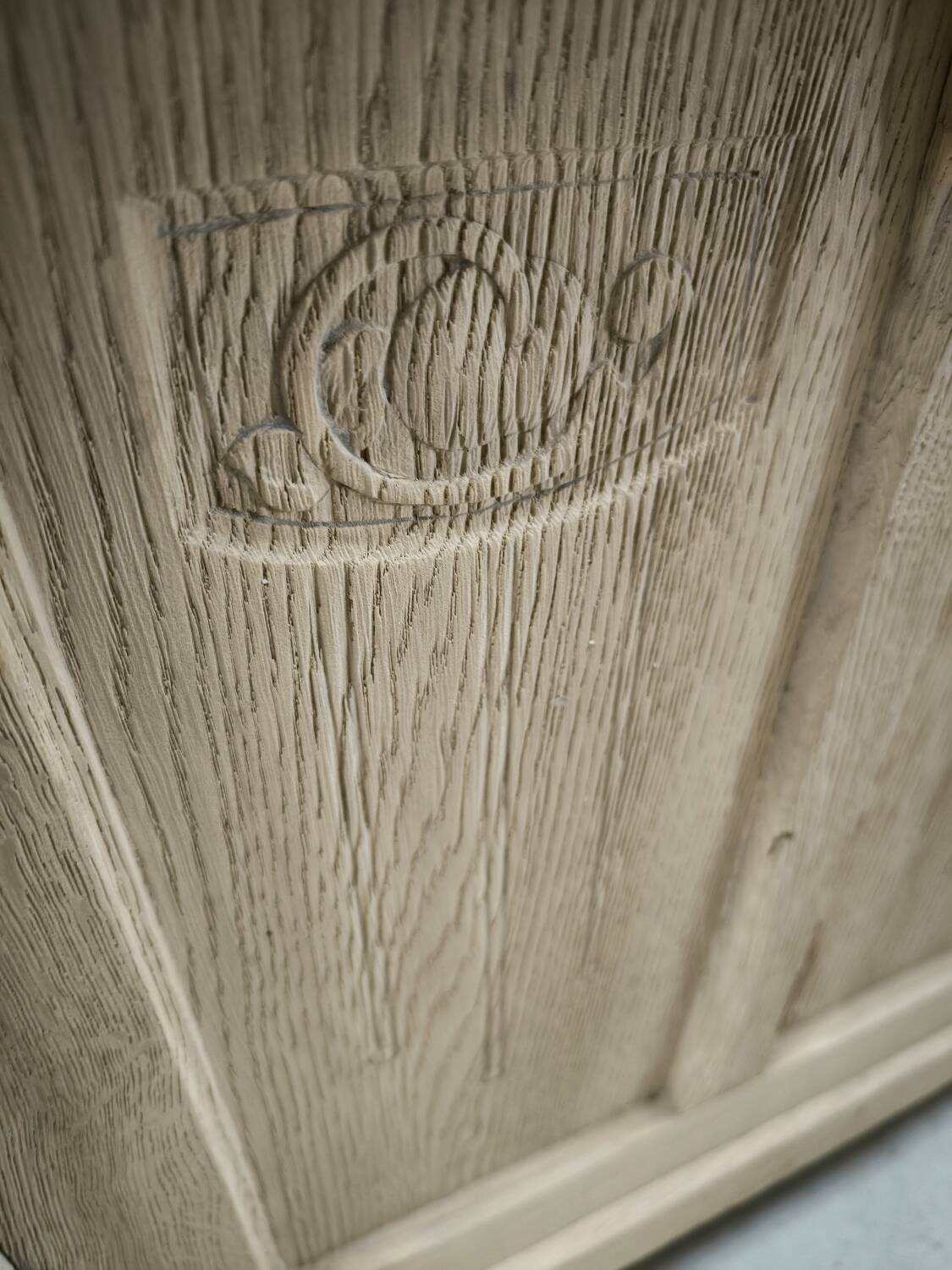 Natural solid oak sideboard circa 1920