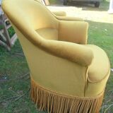 Pair of toad armchairs