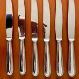 Christofle perles 12 couteaux de table 24,5 cm