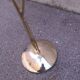 Floral floor lamp in pearlescent Capiz, 1970s.