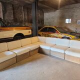 Water hyacinth modular sofa