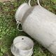 Farm milk jar aluminum canister