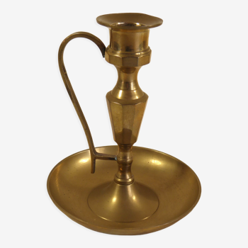 Brass candle holder 13 cm